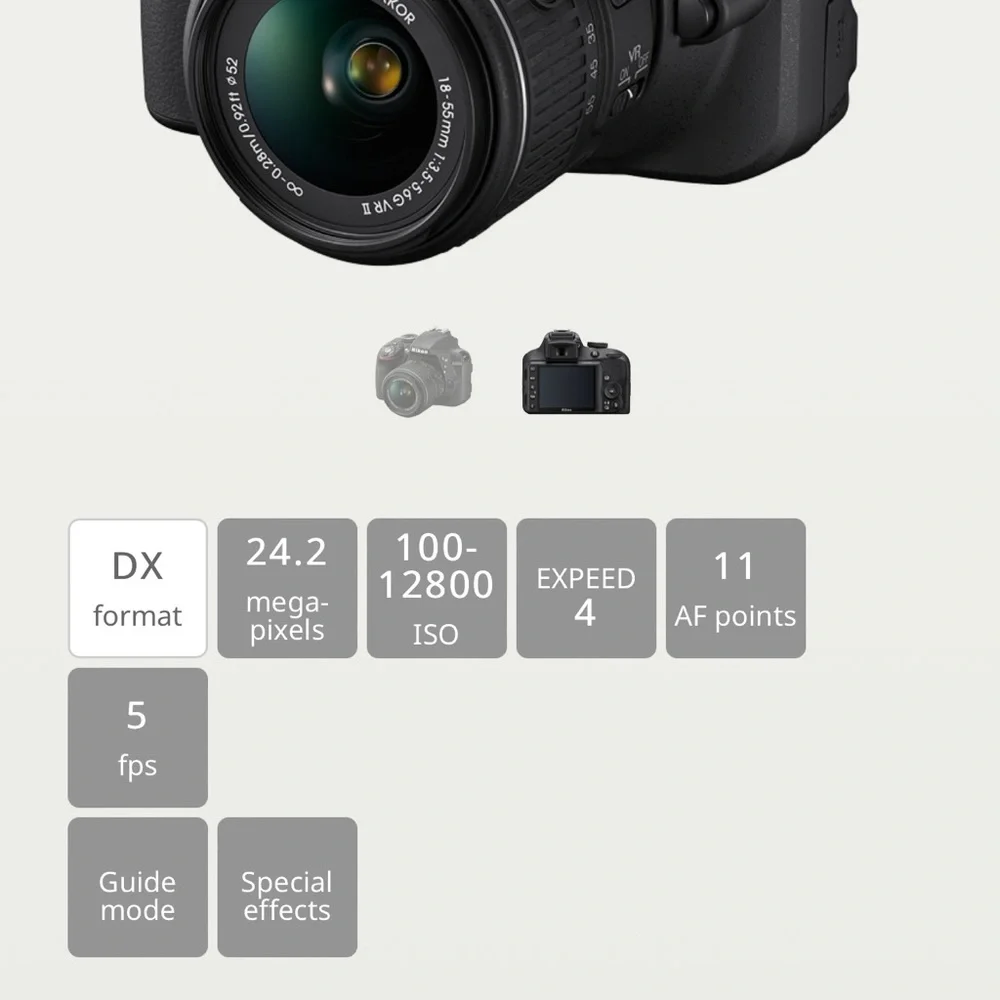 Nikon D3300 DSLR camera